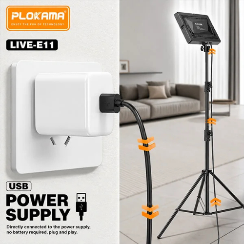 Plokama Live E11 LED Light Panel 10W with Stand