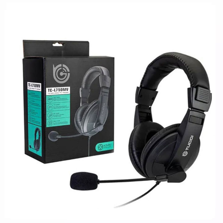 Stereo PC Gaming Headset with Microphone TUCCI TC-L750MV