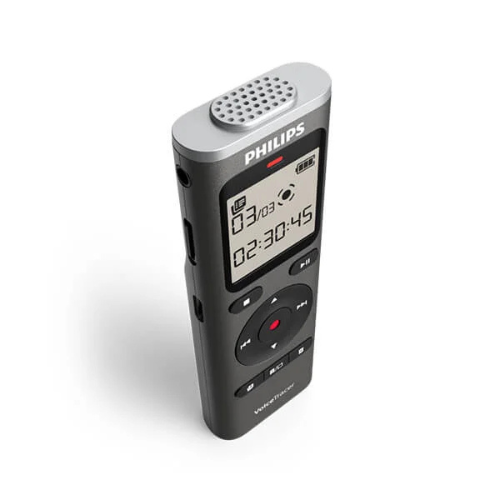 Philips VoiceTracer Audio Recorder DVT1170 with 360° Microphone (8GB)