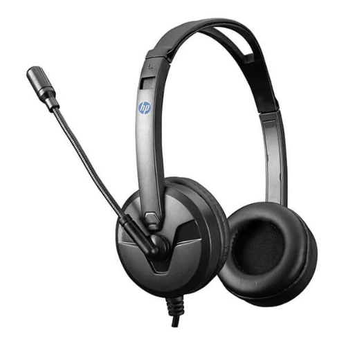 HP DHE-8009 Professional Call Center Headphone with Mic